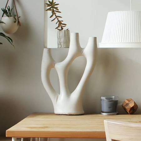 Kreten Concrete Candelabra, Factory 2nd (was $900) from Souda, Cement