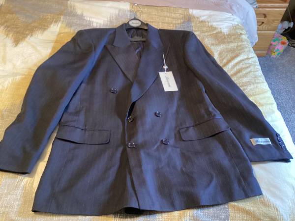 Mens Mazzoni Suit Jacket Blazer Coat