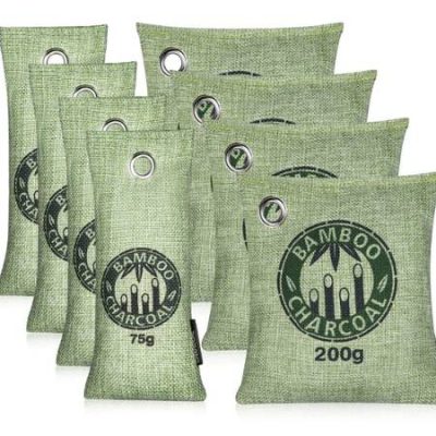 Poweradd 8-Pack Bamboo Charcoal Air Purifying Bags